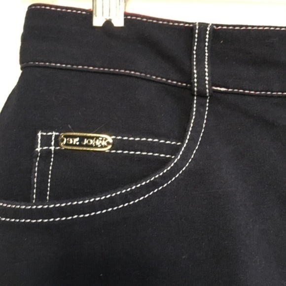 St.‎ John High Waist Navy Pants Trousers Faux Denim Womens Size P US Size 0 2 - Picture 6 of 6